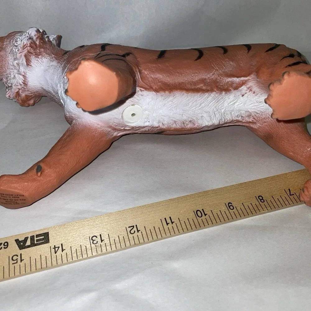 Vintage Large Rubber Tiger